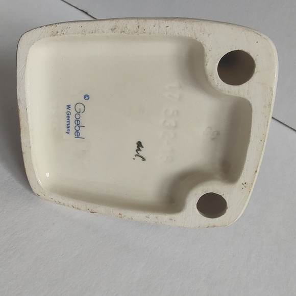 Goebel Co Boy Gnome Herbie Horseman Placing Saddle W Germany Red Blue Figurine - Picture 16 of 16